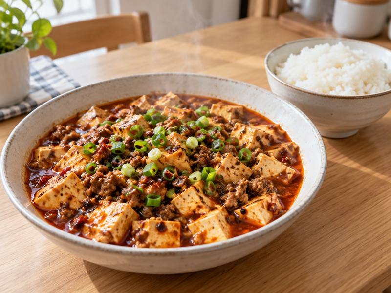 Illustration of Mapo tofu